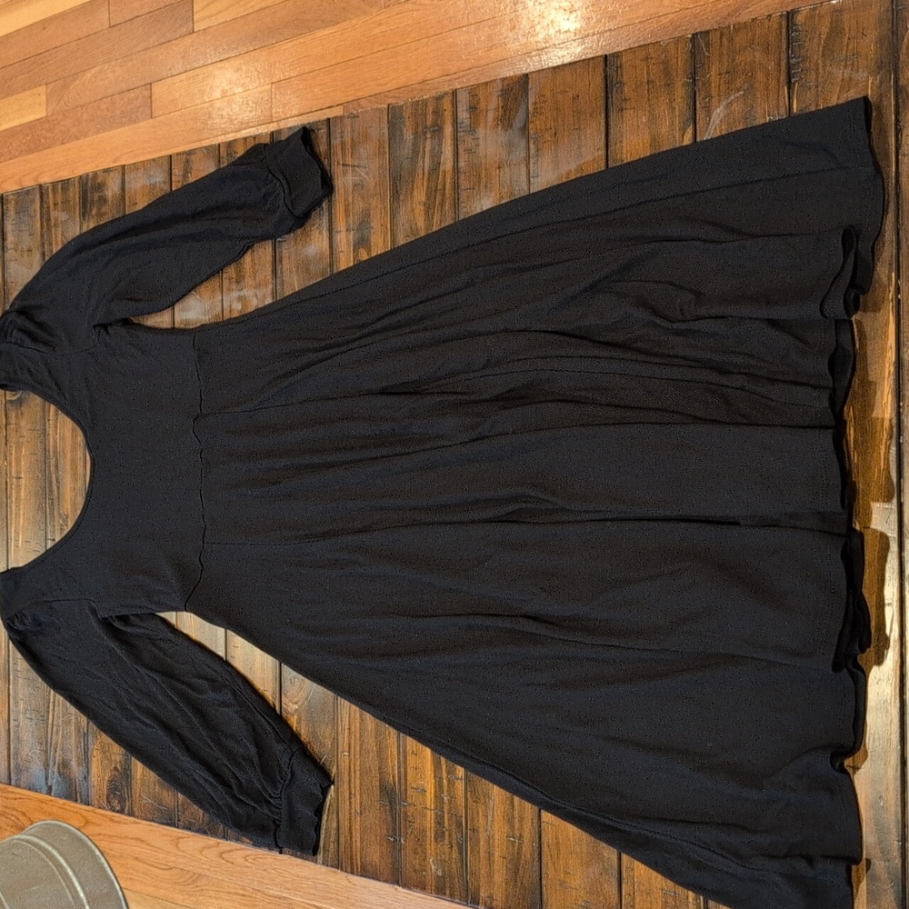 Marine Layer Lexi Ribbed Scoop Back Midi Dress Fit And Flare - Picture 8 of 8
